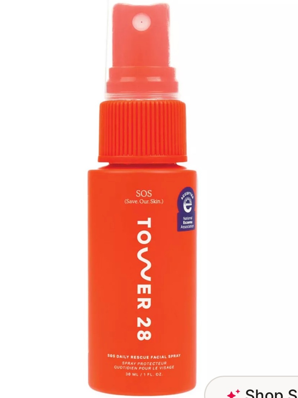 Tower 28 SOS Daily Rescue Soothing Hypochlorous Acid Spray for Face (2 oz)